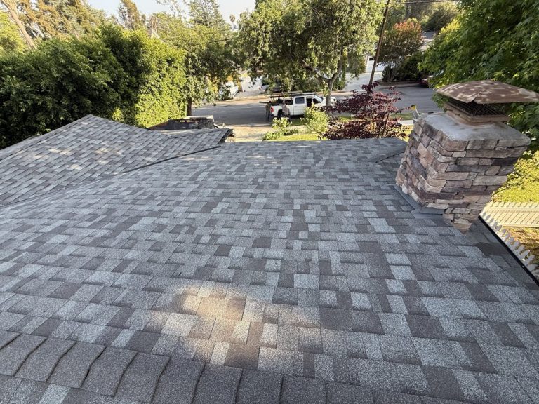 New cool roof shingle roof with a complete Owens Corning system by Crown Roofing and Repairs Inc