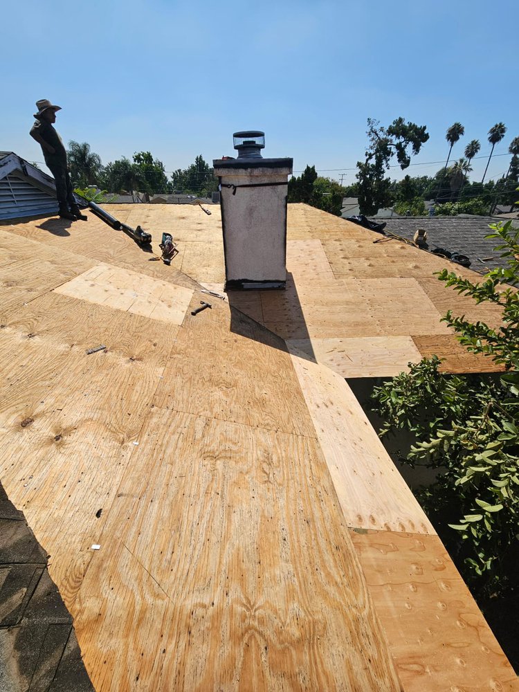 Roof leak repair in the San Fernando Valley by Crown Roofing and Repairs Inc