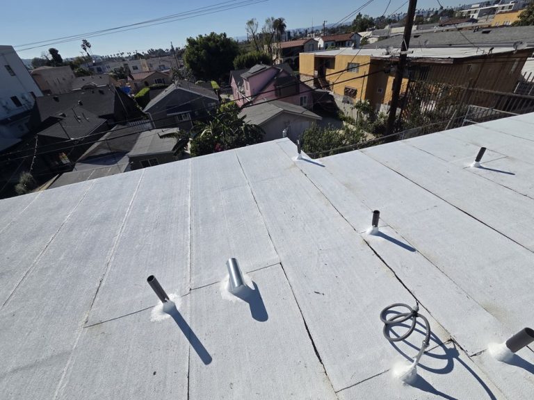 Complete torch-down re-roof in Studio City by Crown Roofing and Repairs Inc