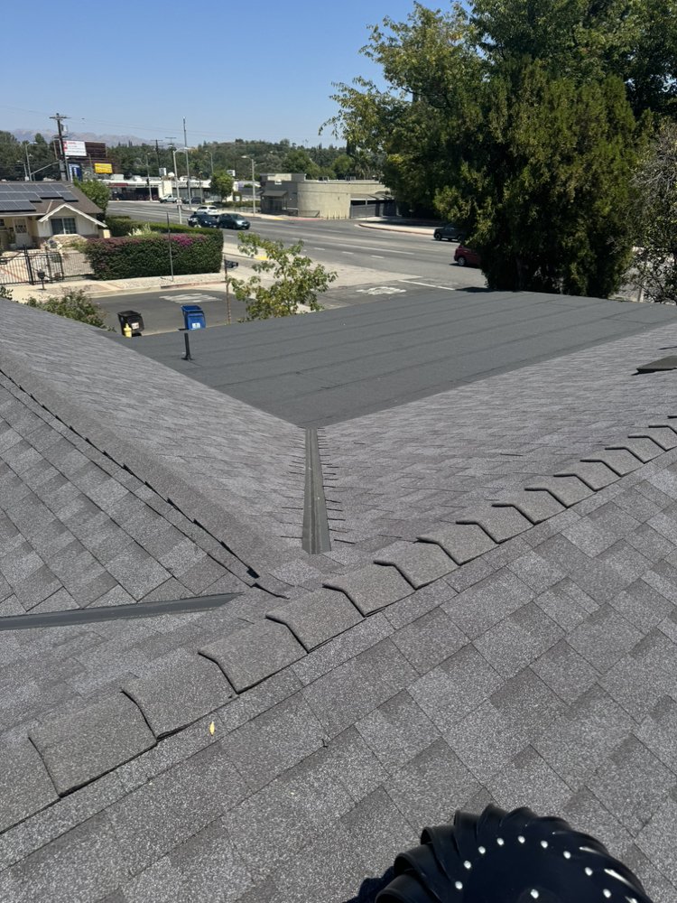 Complete re-roof in Woodland Hills by Crown Roofing and Repairs Inc