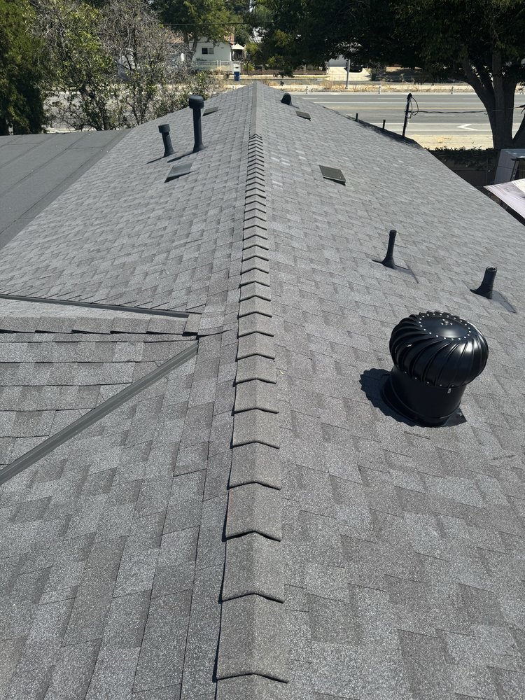 Roof replacement in Woodland Hills with Owens Corning shingles by Crown Roofing and Repairs Inc
